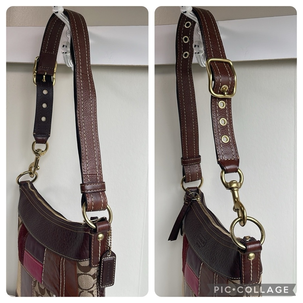COACH Vintage Patchwork Shoulder Crossbody Bag - Picture 14 of 17